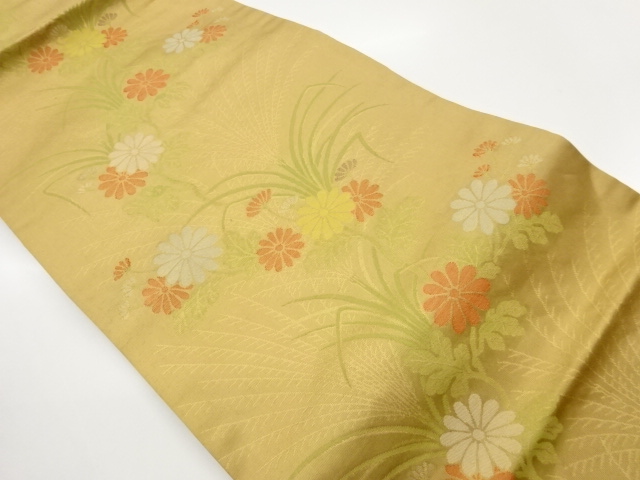 JAPANESE NAGOYA OBI / WOVEN PLANTS